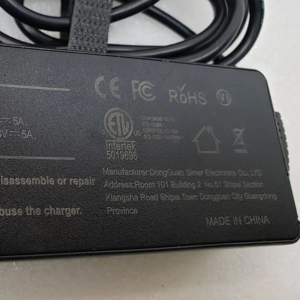 100W USB-C AC Adapter Laptop Charger (Model SM100CL-02) by DongGuan Simer